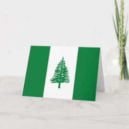 Norfolk Island flagga Tack Kort