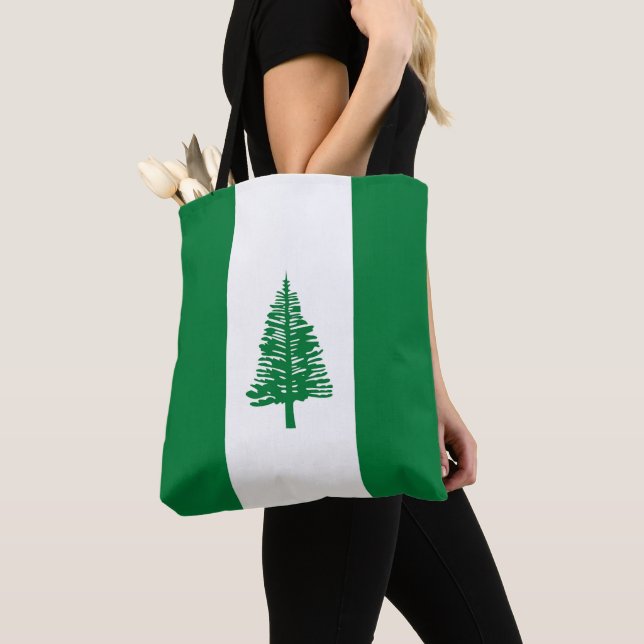 Norfolk Island flagga Tygkasse (Närbild)