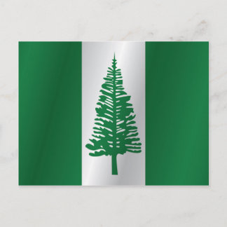 Norfolk Island flagga Vykort