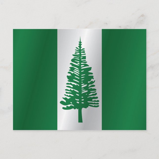 Norfolk Island flagga Vykort (Framsida)
