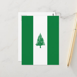 Norfolk Island flagga Vykort