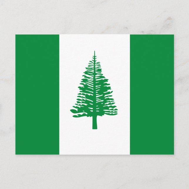 Norfolk Island Flagga Vykort (Framsida)