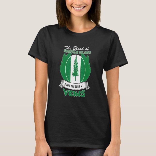 Norfolk Island I Mina Ådror T Shirt (Framsida)