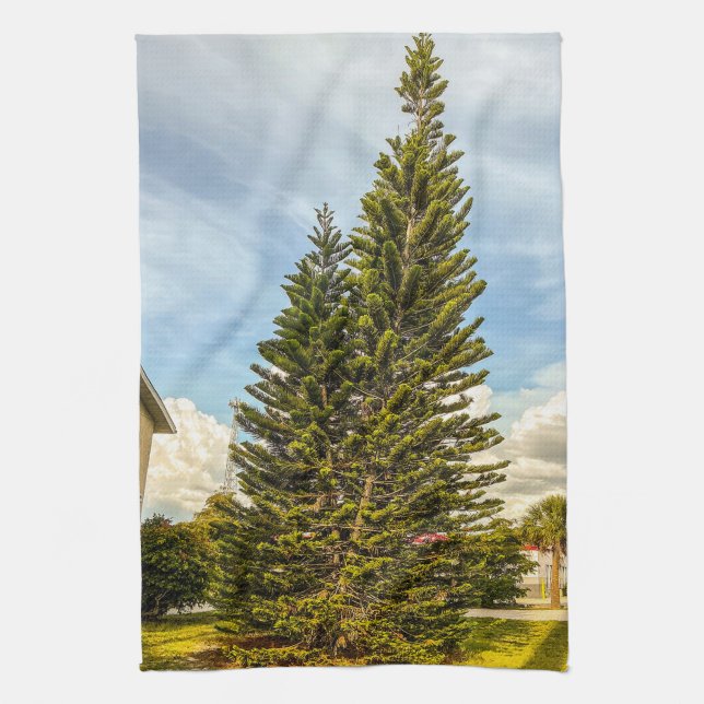 Norfolk Island Tallbarr  Kökshandduk (Vertikal)