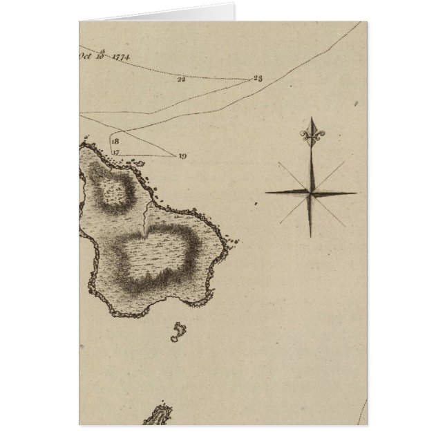Norfolk Isle Hälsningskort (Framsidan)