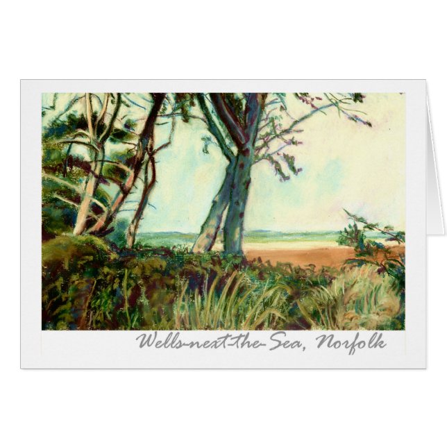 Norfolk Kusten Hälsningskort (Framsidan Horizontal)