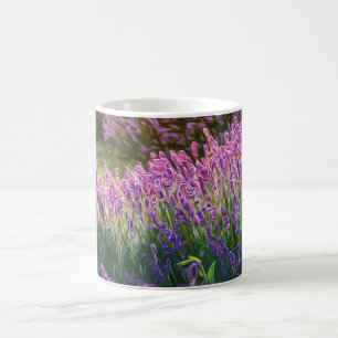 NORFOLK LAVENDER - LAVENDER FÄLT NORFOLK ENGLAND KAFFEMUGG