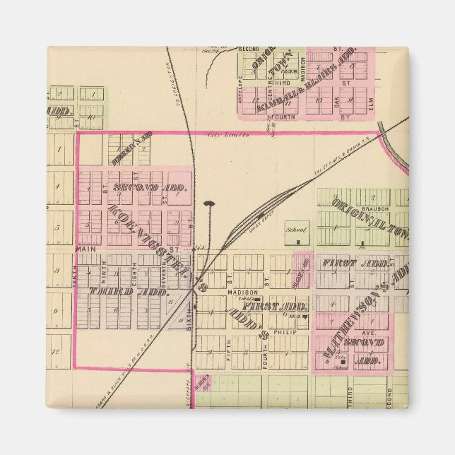 Norfolk, Nebraska Magnet (Framsidan)