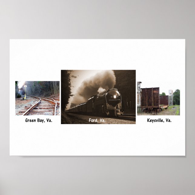 Norfolk och Western 611-Roanoke-andan Poster (Framsidan)