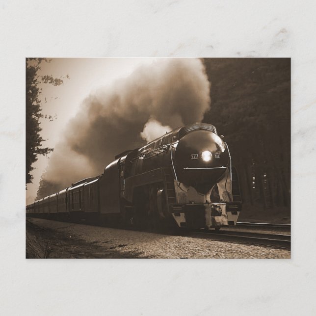 Norfolk och Western 611-Roanoke-andan Vykort (Framsida)