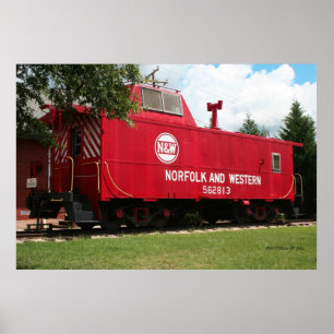 Norfolk och western affisch