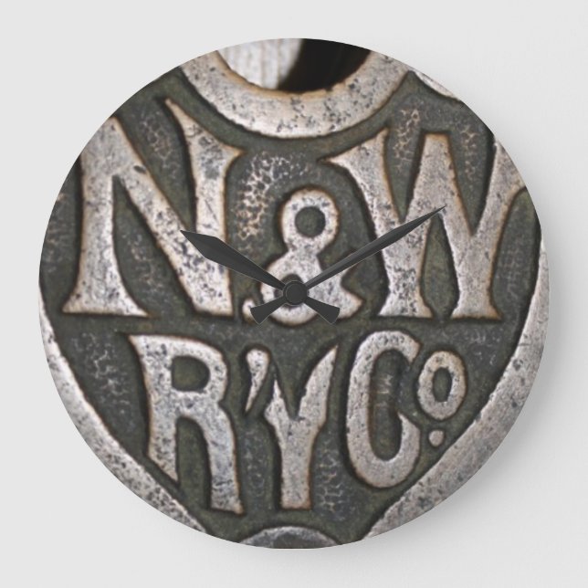 Norfolk och Western Clock Stor Klocka (Framsida)