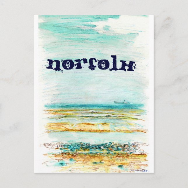 Norfolk Postcard Vykort (Framsida)