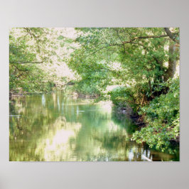 Norfolk River Scene Poster