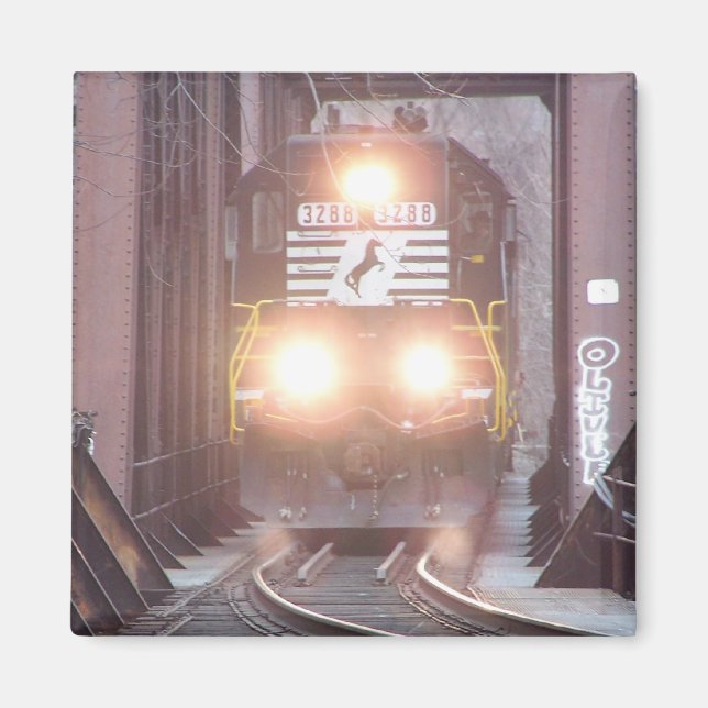 Norfolk Southern #3288 Square Magnet (Framsidan)