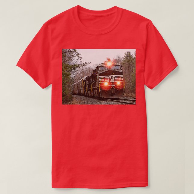 Norfolk Southern 7557 vid Gardner T Shirt (Design framsida)