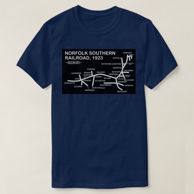 Norfolk Southern Railroad 1923 T Shirt (Design framsida)