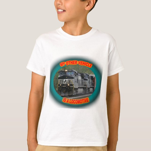 Norfolk & sydlig lokomotiv tee shirt (Framsida)