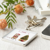 Norfolk Terrier Funny jul Hund med Träd