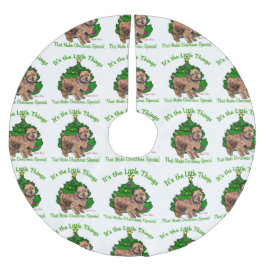Norfolk Terrier jul Julgransmatta Borstad Polyester