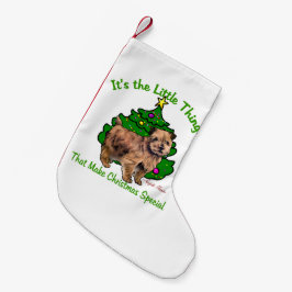 Norfolk Terrier jul Liten Julstrumpa