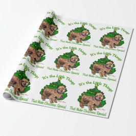 Norfolk Terrier jul Presentpapper