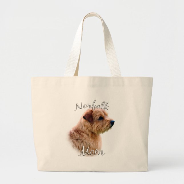Norfolk Terrier Mamma 2 Jumbo Tygkasse (Framsidan)