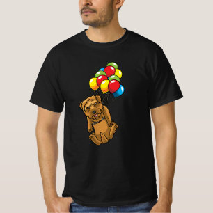 Norfolk Terrier med Ballons T Shirt