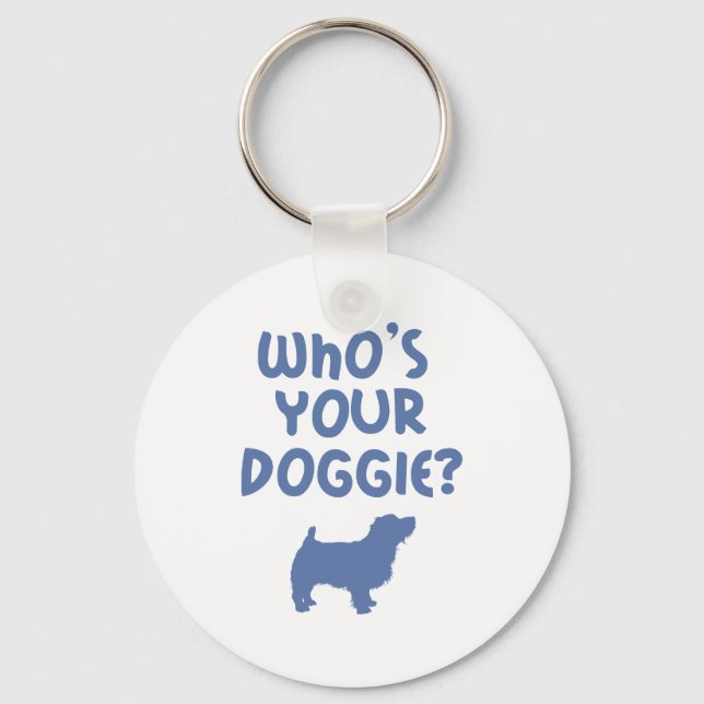 Norfolk Terrier Nyckelring (Framsida)