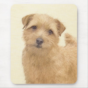 Norfolk Terrier Painting - Original Hund Art Musmatta