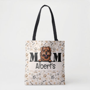 Norfolk Terrier Peeking Personlig Tygkasse