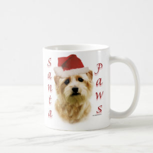 Norfolk Terrier Santa Tassar Kaffemugg