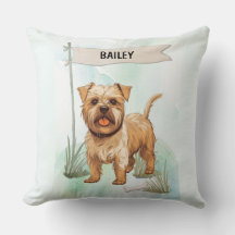 Norfolk Terrier Watercolor Personalized Dog