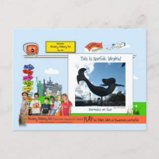 Norfolk, VA! Sjöjungfruar på Tour Vykort