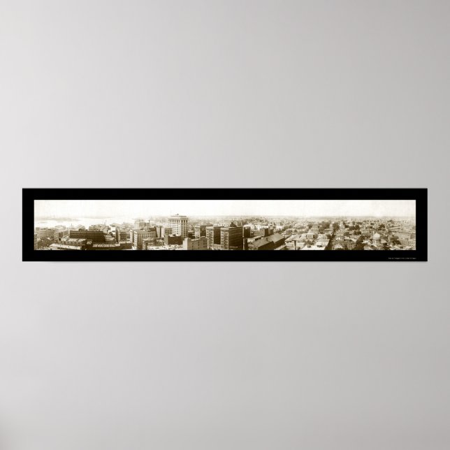 Norfolk, Virginia Photo 1919 Poster (Framsidan)