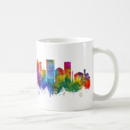 Norfolk Virginia Skyline Kaffemugg