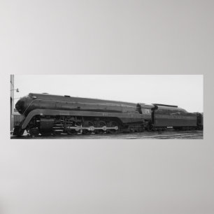 Norfolk & westerna järnväg #611 poster