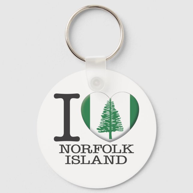 Norfolkön Nyckelring (Framsida)