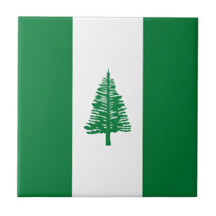 Norfolköns flagga kakelplatta