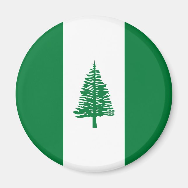 Norfolköns flagga magnet (Framsidan)