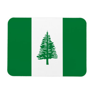 Norfolköns flagga magnet
