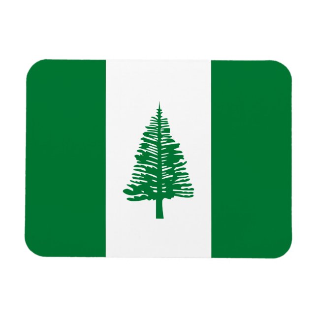 Norfolköns flagga magnet (Horisontell)