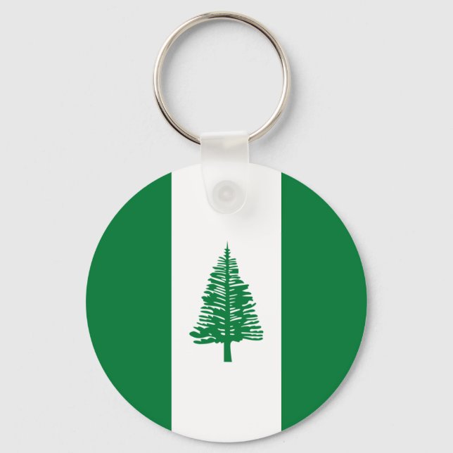 Norfolköns flagga nyckelring (Framsida)
