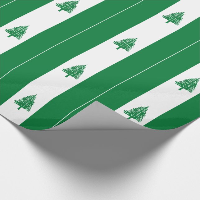 Norfolköns flagga presentpapper (Hörn)