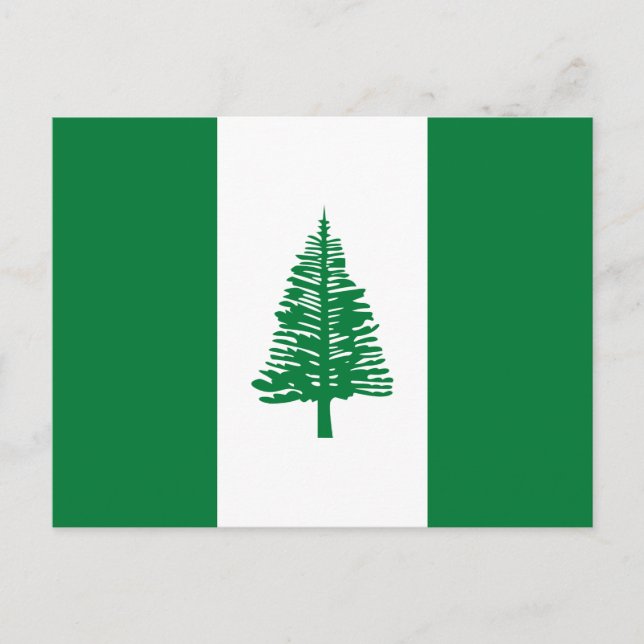 Norfolköns flagga vykort (Framsida)