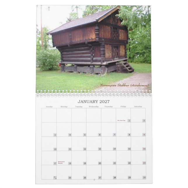 Norge 2009 kalender (Jan 2027)