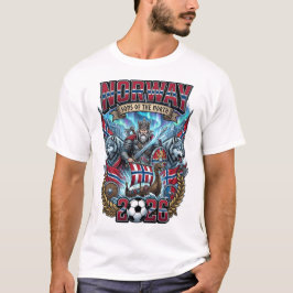 Norge 2026 Personlig Fotbollsfant-shirt T Shirt