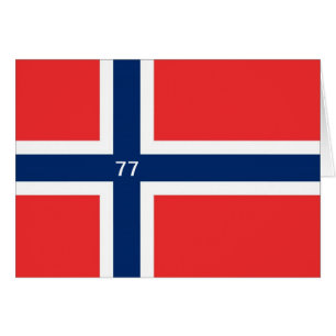 NORGE 77 HÄLSNINGSKORT