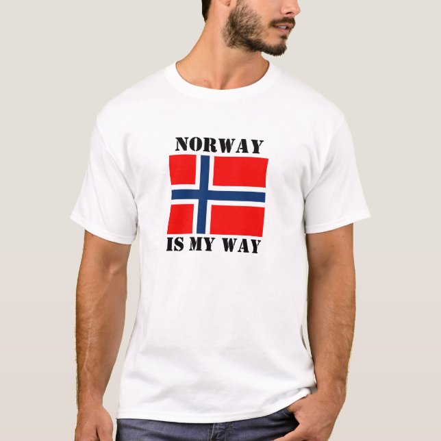 Norge är min väg tröja (Framsida)