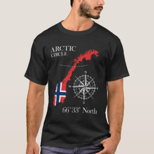 Norge Arctic Circle Polar North Norge Norge T Shirt